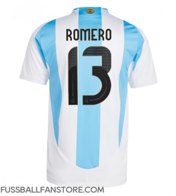 Argentinien Cristian Romero #13 Replik Heimtrikot Copa America 2024 Kurzarm